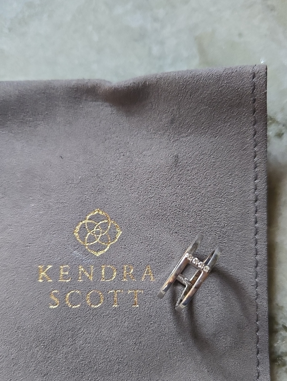 Kendra Scott 14k Douboe Band Diamond Ring